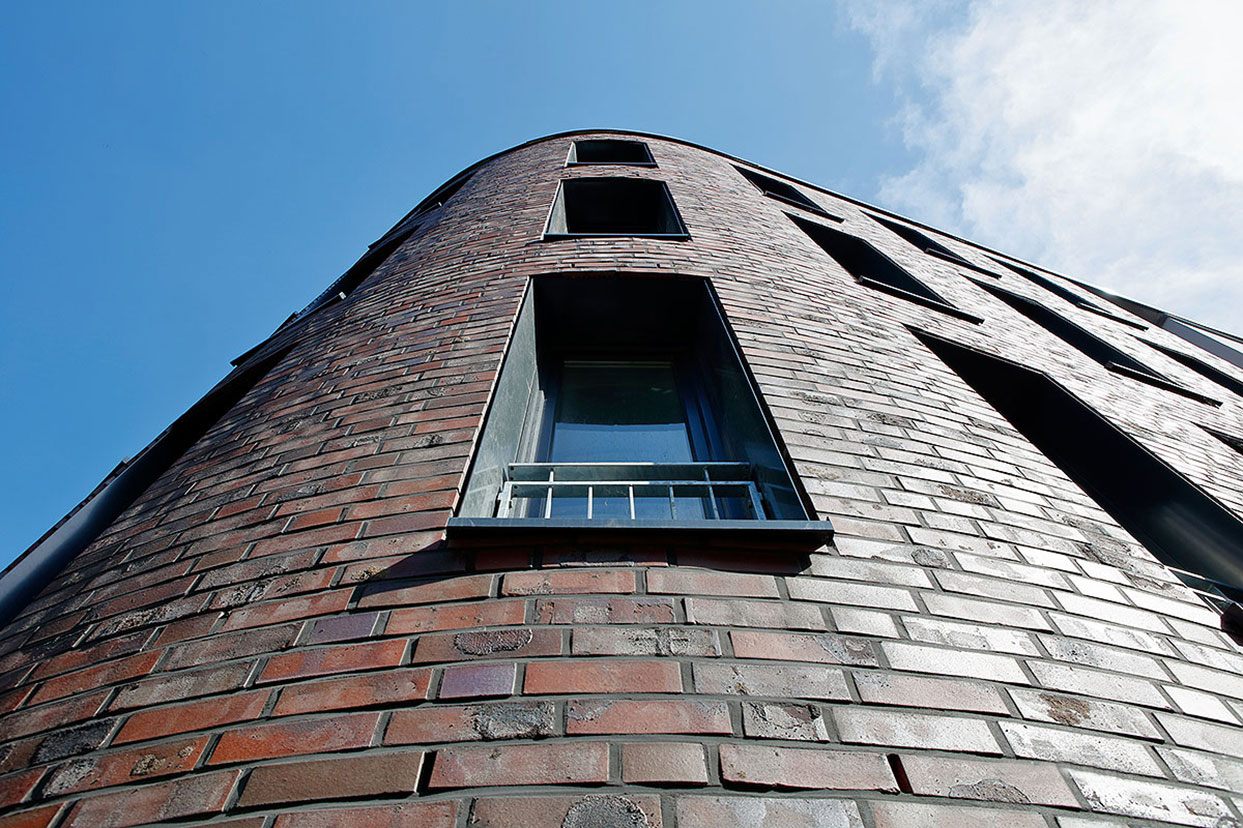 Жилой комплекс, Дортмунд, Германия, клинкерный кирпич Roben SHEFFIELD и NEWCASTLE Жилой комплекс, Дортмунд, Германия, клинкерный кирпич Roben SHEFFIELD и NEWCASTLE