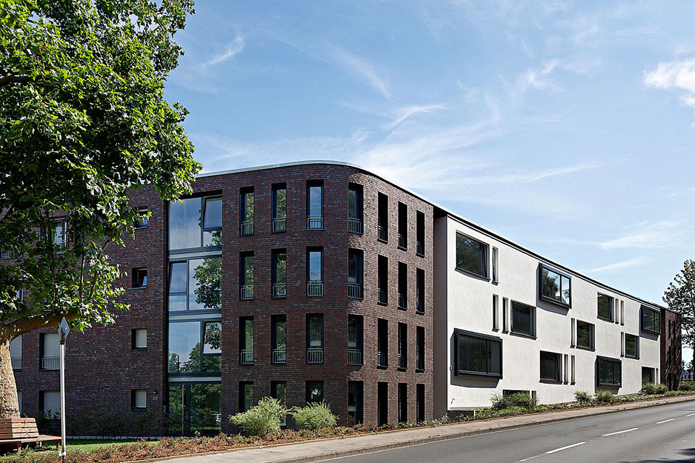 Жилой комплекс, Дортмунд, Германия, клинкерный кирпич Roben SHEFFIELD и NEWCASTLE Жилой комплекс, Дортмунд, Германия, клинкерный кирпич Roben SHEFFIELD и NEWCASTLE